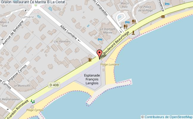 plan Le Marina B La Ciotat
