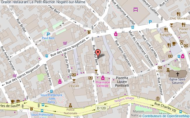 plan Le Petit Machon Nogent-sur-Marne