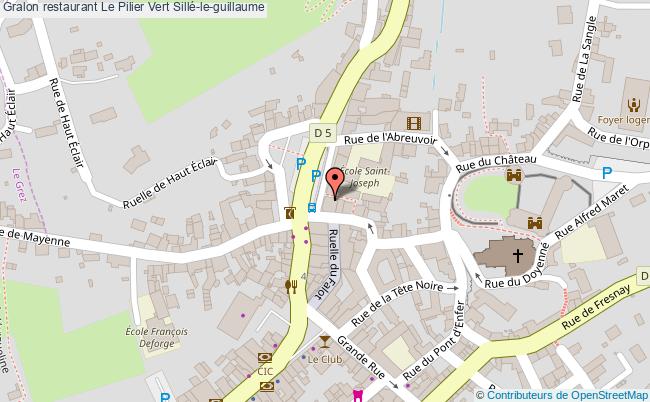 plan Le Pilier Vert Sillé-le-guillaume