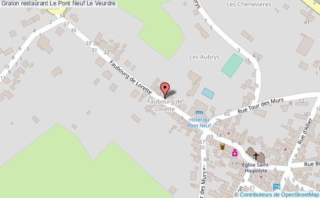 plan Le Pont Neuf Le Veurdre