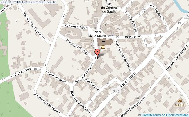 plan Le Prieuré Maule