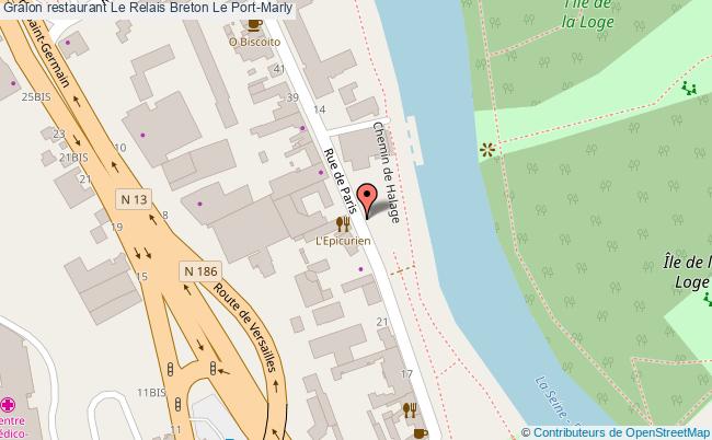 plan Le Relais Breton Le Port-Marly