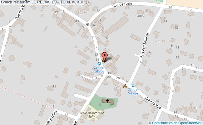 plan LE RELAIS D'AUTEUIL Auteuil