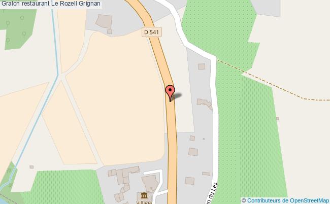 plan Le Rozell Grignan