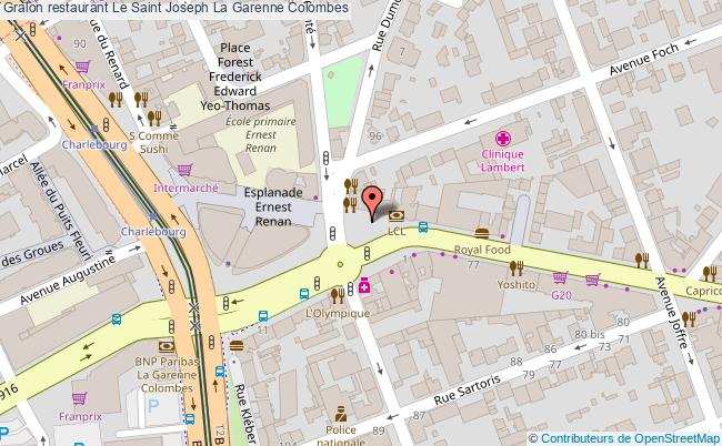 plan Le Saint Joseph La Garenne Colombes