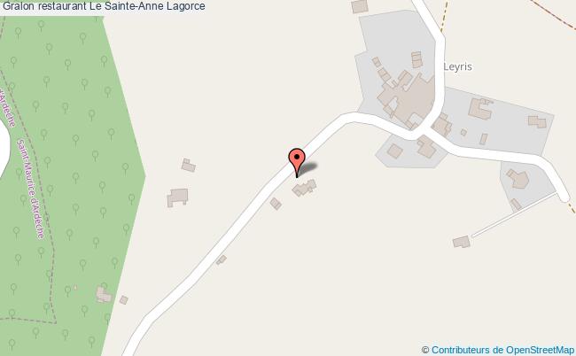 plan Le Sainte-Anne Lagorce