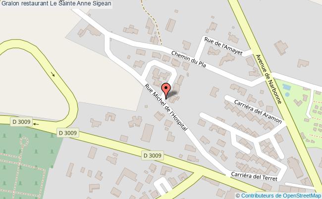 plan Le Sainte Anne Sigean