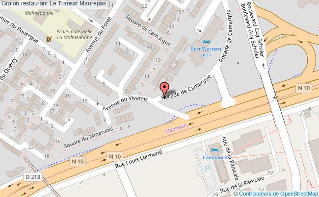 plan Le Transat Maurepas