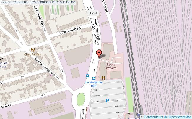 plan Les Ardoines Vitry-sur-Seine