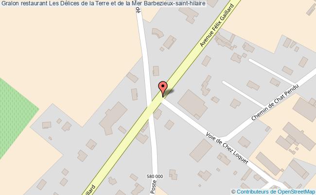 plan Les Délices de la Terre et de la Mer Barbezieux-saint-hilaire