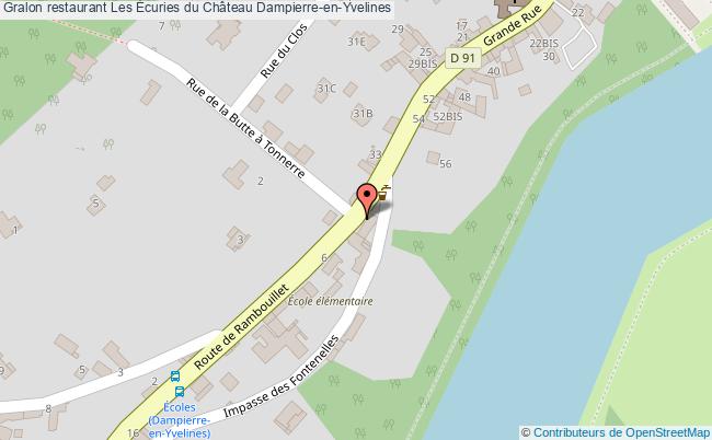 plan Les Écuries du Château Dampierre-en-Yvelines