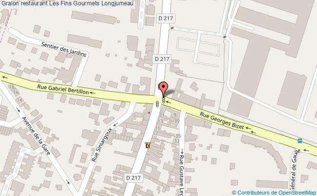 plan Les Fins Gourmets Longjumeau