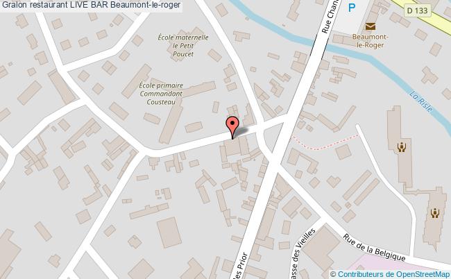 plan LIVE BAR Beaumont-le-roger