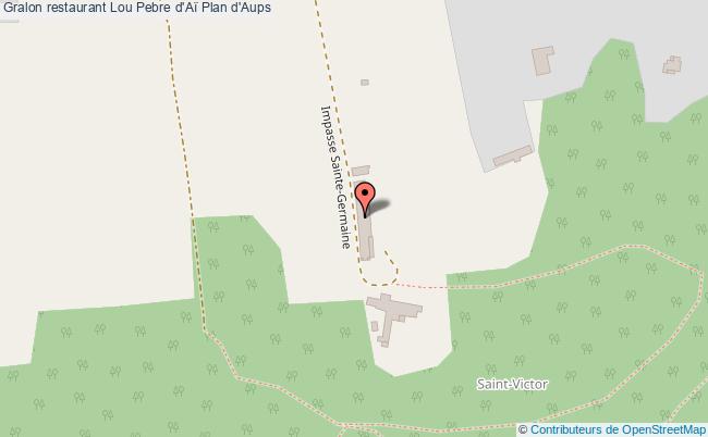 plan Lou Pebre d'Aï Plan d'Aups