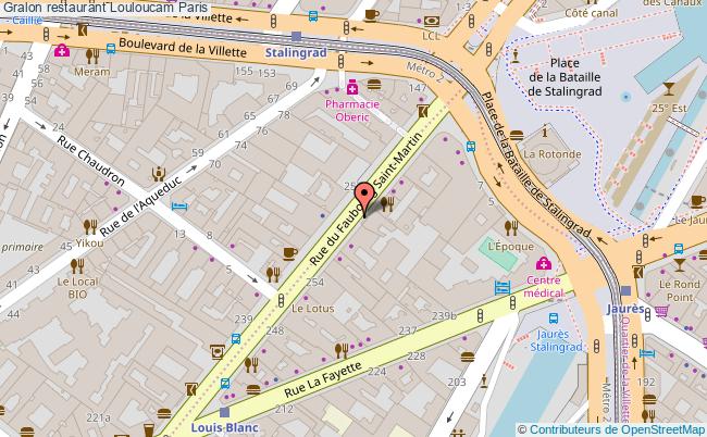 plan Louloucam Paris