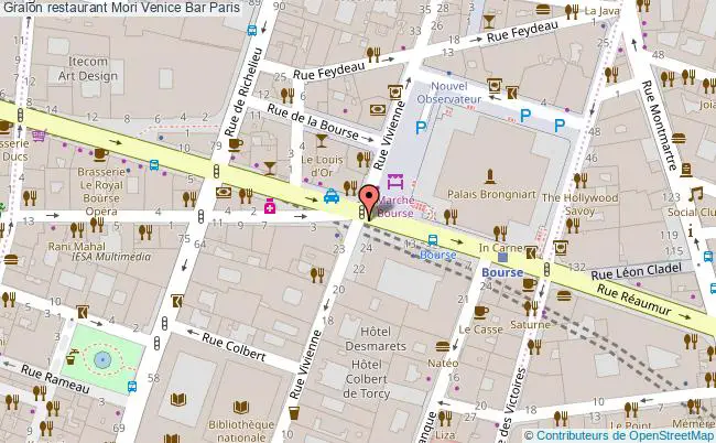 plan Mori Venice Bar Paris