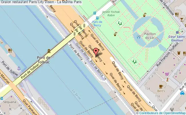 plan Paris City Vision - La Marina Paris