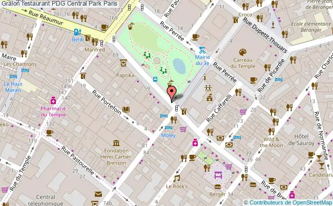 plan PDG Central Park Paris