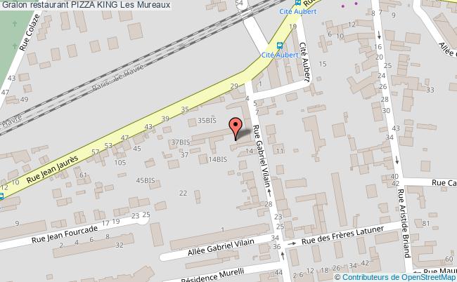 plan PIZZA KING Les Mureaux