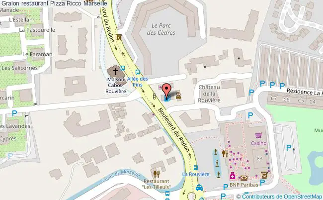 plan Pizza Ricco Marseille