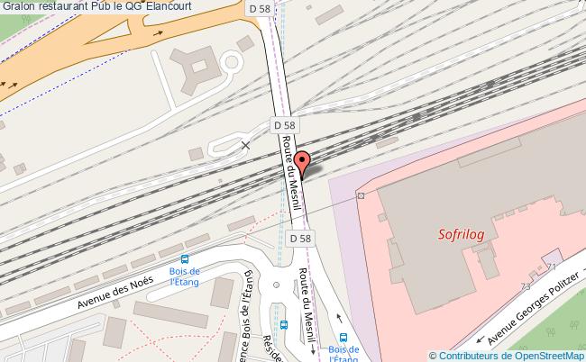 plan Pub le QG Elancourt