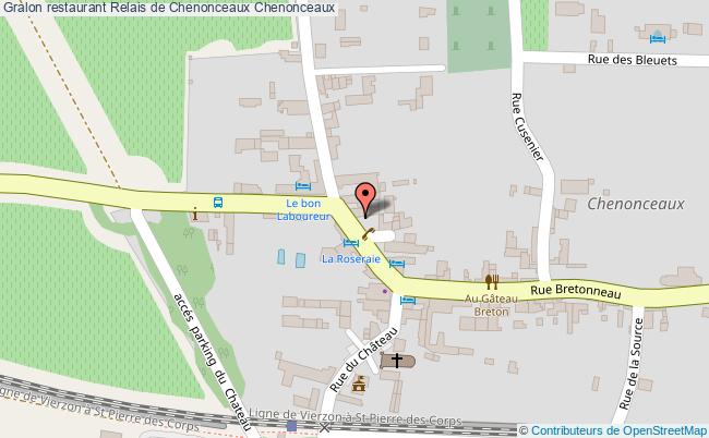 plan Relais de Chenonceaux Chenonceaux