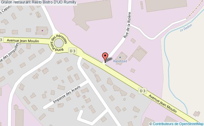 plan Resto Bistro D'UO Rumilly