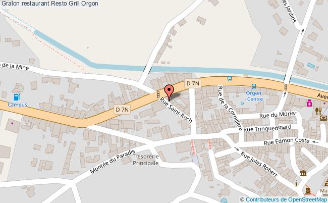 plan Resto Grill Orgon