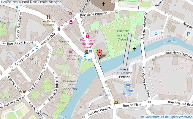 plan Rive Droite Alençon