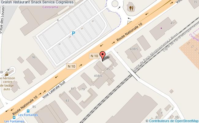 plan Snack Service Coignières