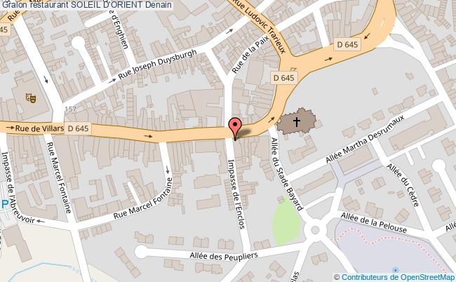 plan SOLEIL D'ORIENT Denain