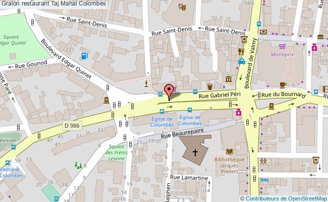 plan Taj Mahal Colombes