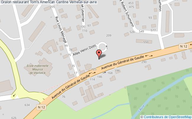 plan Tom's American Cantine Verneuil-sur-avre