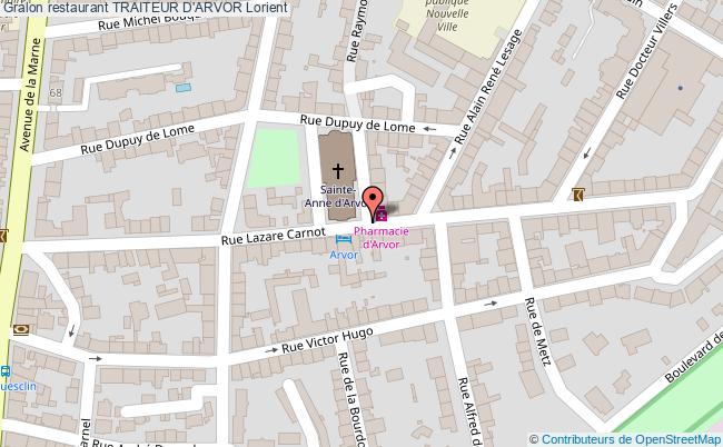 plan TRAITEUR D'ARVOR Lorient