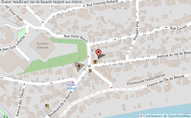 plan Val de Beauté Nogent-sur-marne
