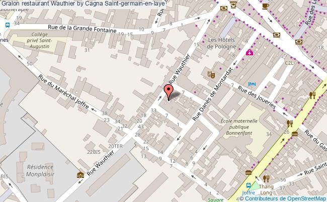 plan Wauthier by Cagna Saint-germain-en-laye