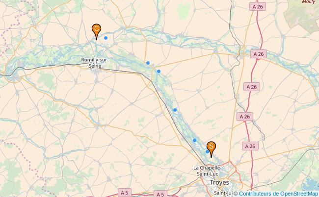 plan Ancien Canal de la Haute Seine 