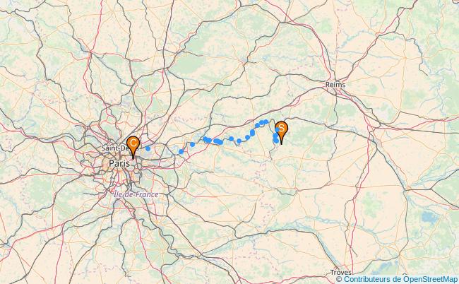 plan Aqueduc de la Dhuis 