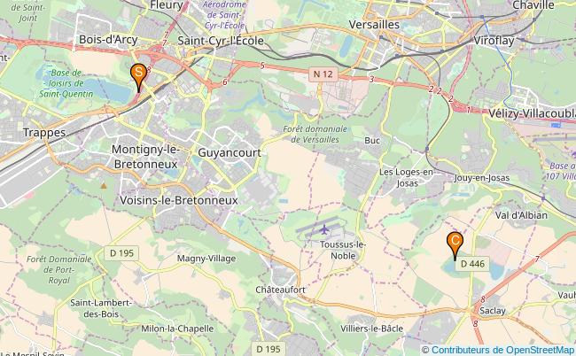 plan Aqueduc de Saclay 