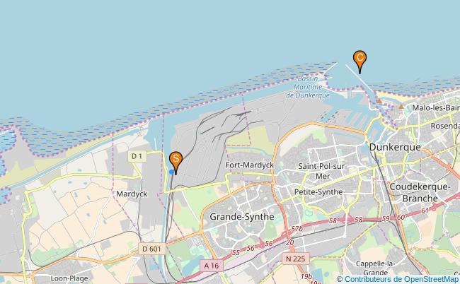 plan Bassin Maritime de Dunkerque 