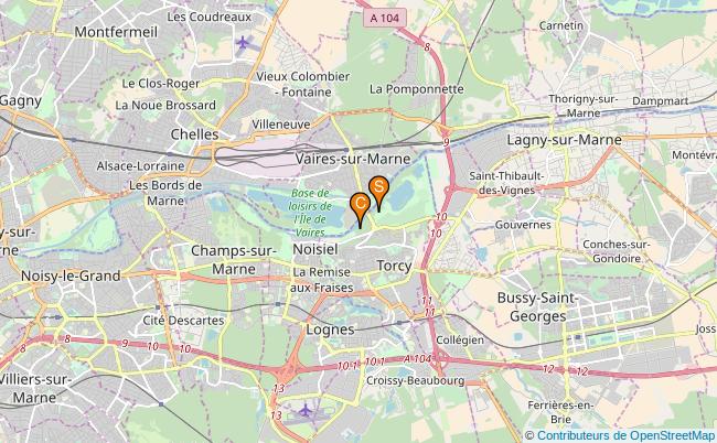 plan Bras de la Marne 