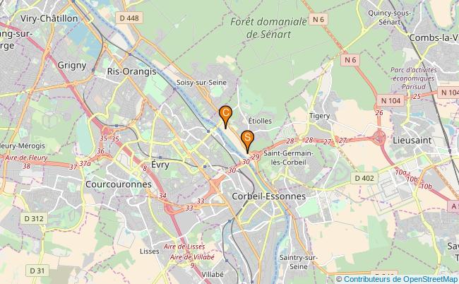 plan Bras de la Seine 