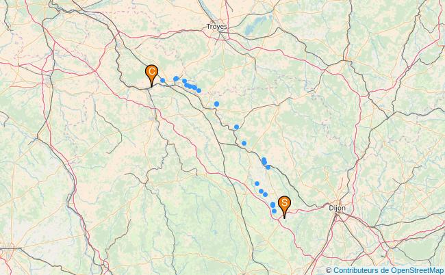 plan Canal de Bourgogne 