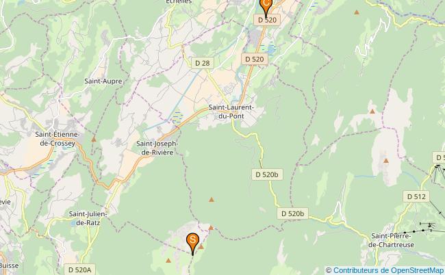 plan Canal de l'Herrétang 