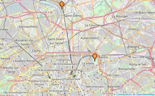 plan Canal de Saint-Denis 