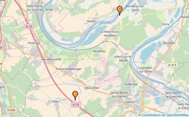 plan Fossé 01 de la Commune de Ailly 