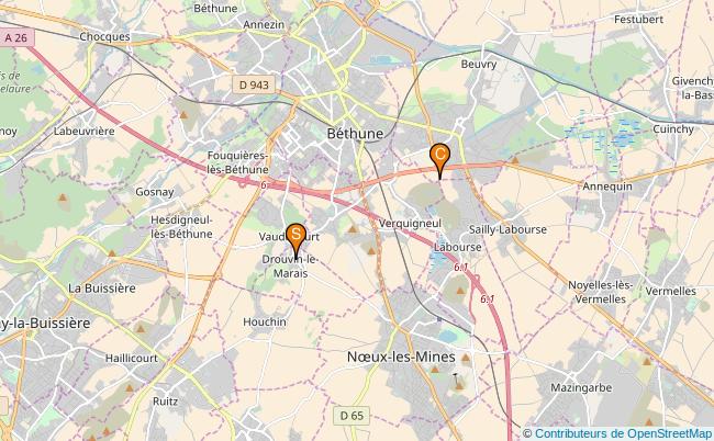 plan Fossé de Douvrin 