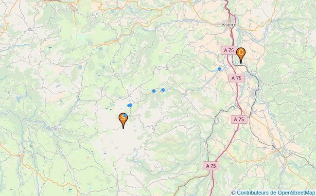 plan la Couze d'Ardes 
