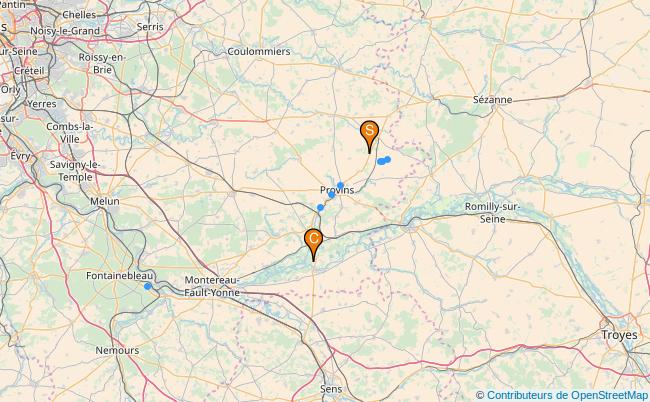 La Voulzie ruisseau la traconne
