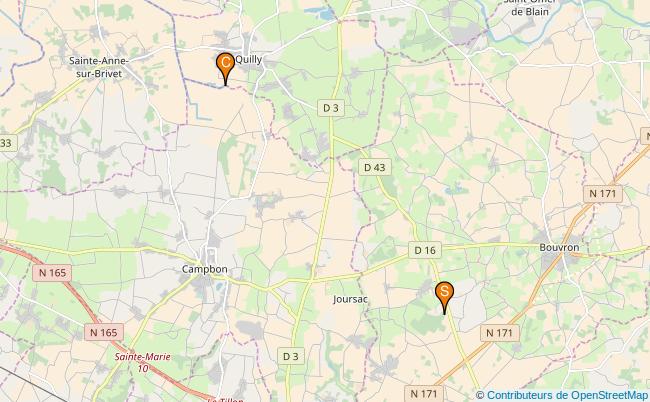 plan le Moulin à Foulon 